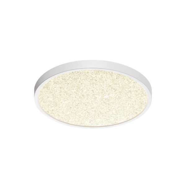 7661/24L MITRA LED SN 56 Светильник пластик/белый LED 24Вт 3000/4000K D300 IP40 OMEGA WHITE, изображение 2