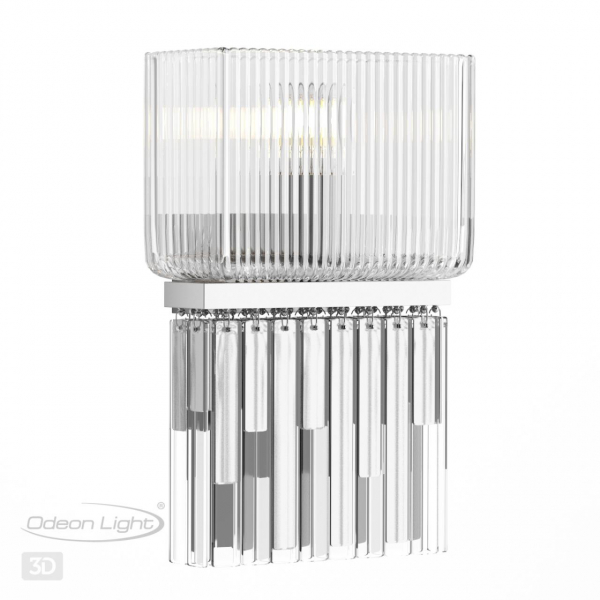4871/1W HALL ODL_EX22 57 хром/прозрачный/стекло Бра E14 1*40W GATSBY, изображение 6
