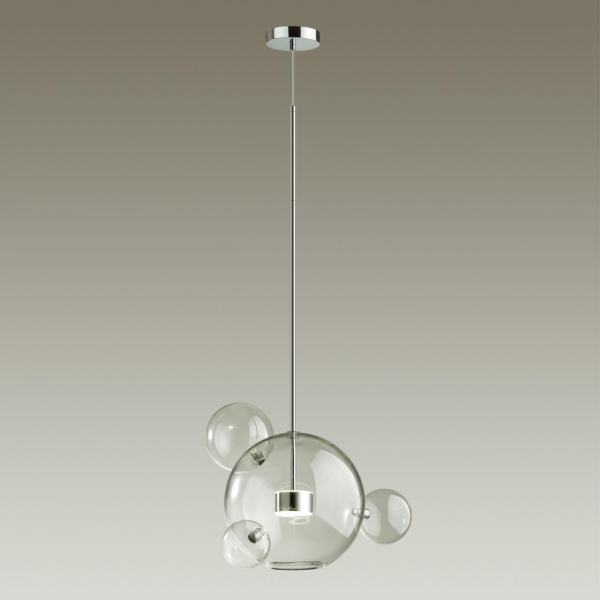 4802/12LA L-VISION ODL21 325 хром/прозрачный Подвес LED 12W 4000K BUBBLES, изображение 3