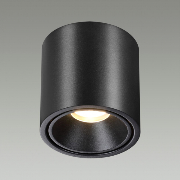 6619/10CL HIGHTECH ODL24 277 черный/металл/акрил Потолочный светильник IP20 LED 10W 3000K 220V REDO, изображение 3