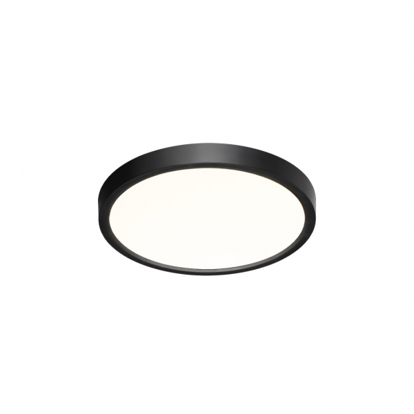 7660/18L MITRA LED SN 54 Светильник пластик/белый/черный LED 18Вт 3000/4000K D230 IP40 ALFA BLACK, изображение 2