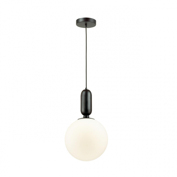 4671/1 PENDANT ODL20 346 черный/белый Подвес E27 1*40W (тип лампы СВЕЧА ) 220V OKIA, изображение 2