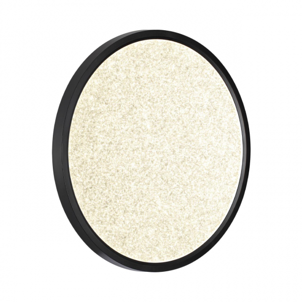 7662/32L MITRA LED SN 56 Светильник пластик/белый/черный LED 32Вт 3000/4000K D400 IP40 OMEGA BLACK, изображение 11