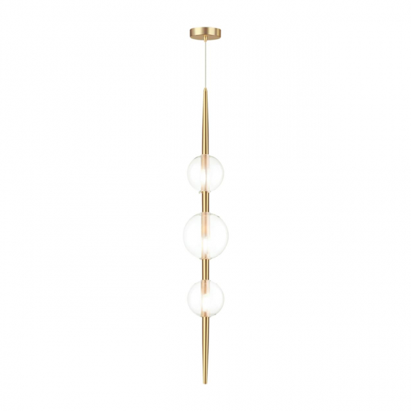 4981/3 PENDANT ODL22 356 бронзовый/прозрачный/стекло Подвес G9 3*5W LAZIA