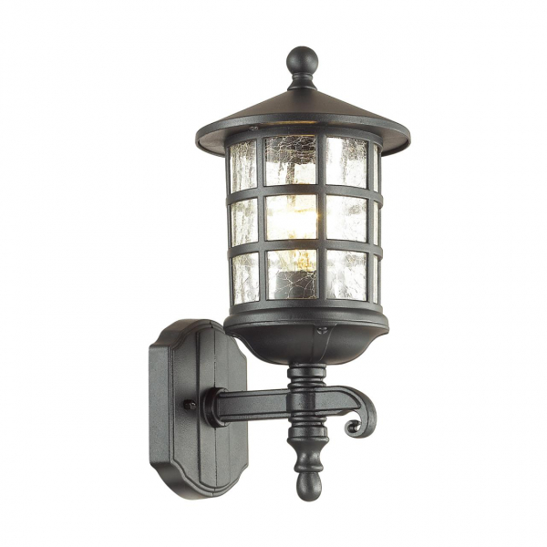 4043/1W NATURE ODL18 581 черный Уличный настенный светильник IP44 E27 60W 220V HOUSE, изображение 2