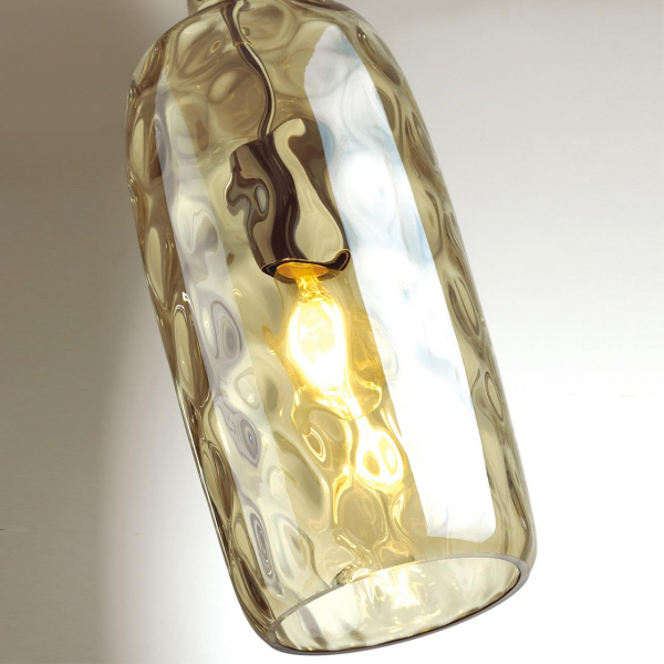 4768/1 PENDANT ODL21 355 коньячный/хром Подвес E27 60W SITORA, изображение 4