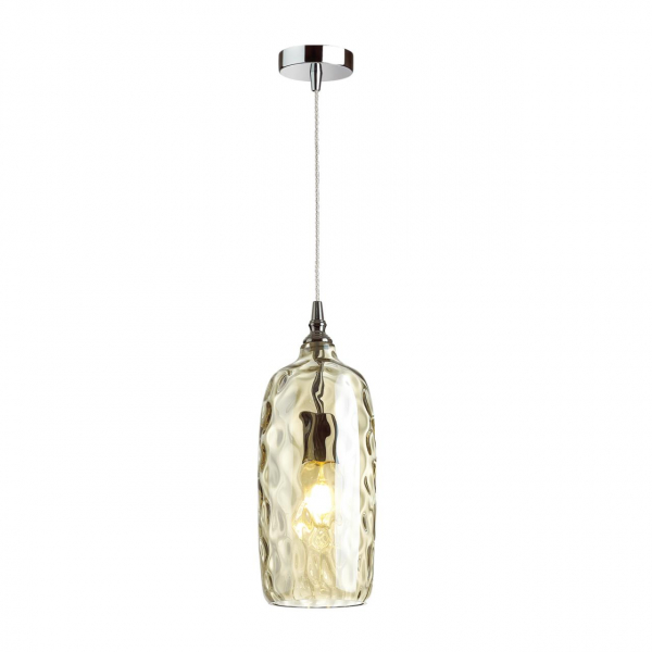 4768/1 PENDANT ODL21 355 коньячный/хром Подвес E27 60W SITORA, изображение 2