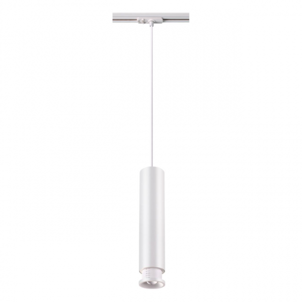357976 PORT NT19 080 белый Светильник трековый однофазный трехжильный IP20 LED 3000К 12W 220V EDDY