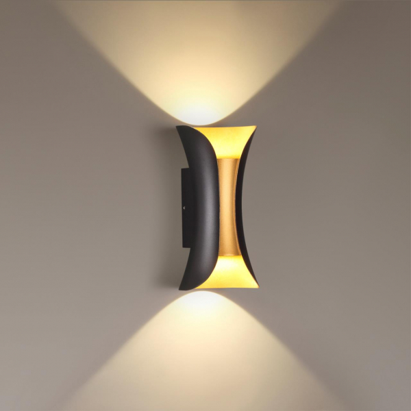 Бра 3886/6BG KRISTA черн LED 6W 4000K IP54, изображение 3