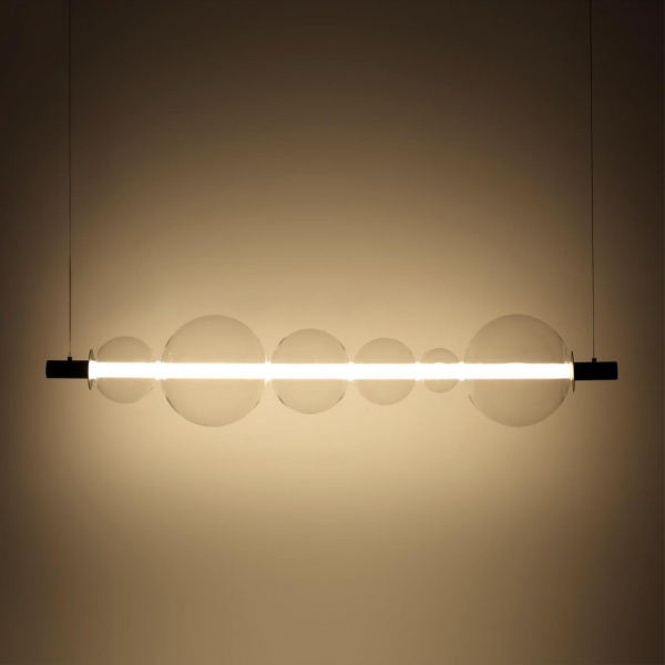 5671/13L LEDIO LN23 031 чёрный Светильник подвесной LED 13W жел, синий, фиол свет 845Лм 220V MIAMI, изображение 2