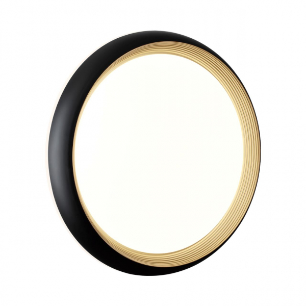 7651/DL PALE SN 86 Светильник пластик/черный/золотой LED 48Вт 4000К D380 IP43 TOFIQ BLACK, изображение 4