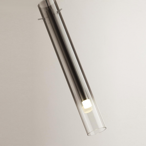 5061/5LA PENDANT ODL24 317 серебристый/дымчатый/металл/стекло Подвес LED 4W 3000K SHINY, изображение 4