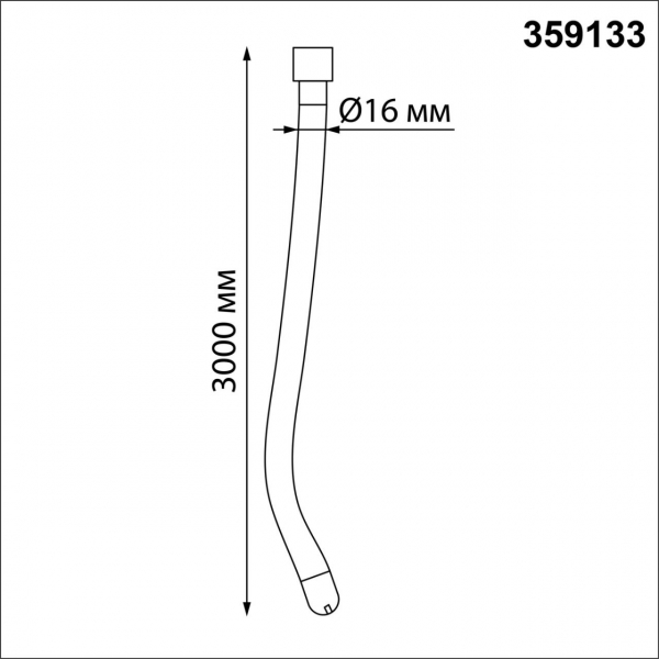359133 KONST NT23 188 черный Светильник светодиодный IP20 LED 4000K 38W 170-265V 3800Лм RAMO, изображение 8