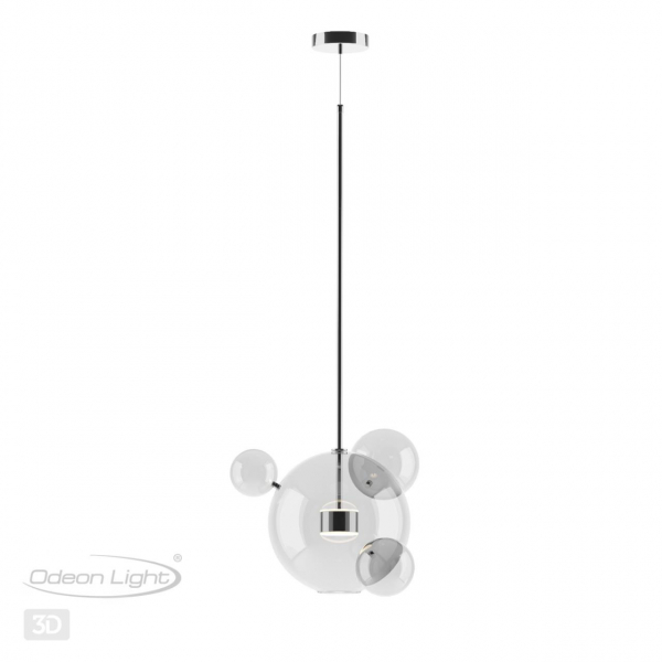 4802/12LA L-VISION ODL21 325 хром/прозрачный Подвес LED 12W 4000K BUBBLES, изображение 6
