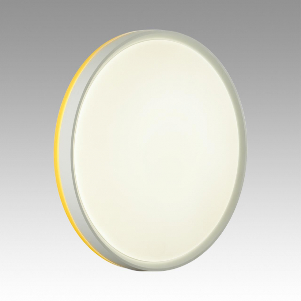 7709/DL COLOR SN 100 Светильник пластик/белый/желтый LED 48Вт 4000К D420 IP43 KEZO YELLOW, изображение 3