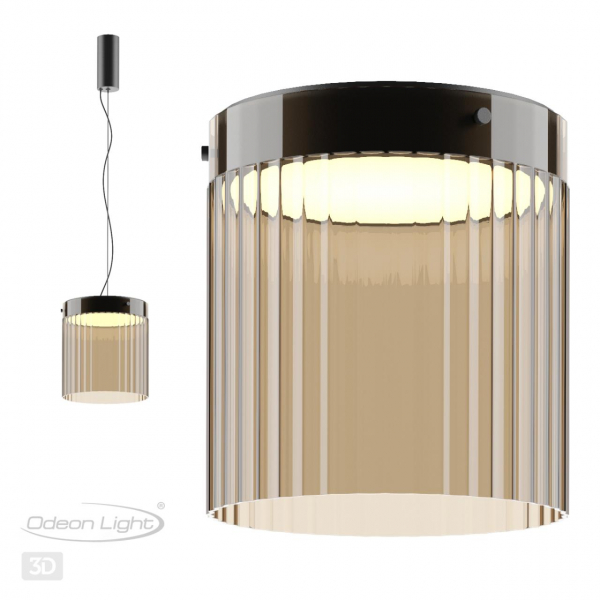 Подвес 5047/20L PILLARI черн/янт LED 20W 4000К, изображение 5