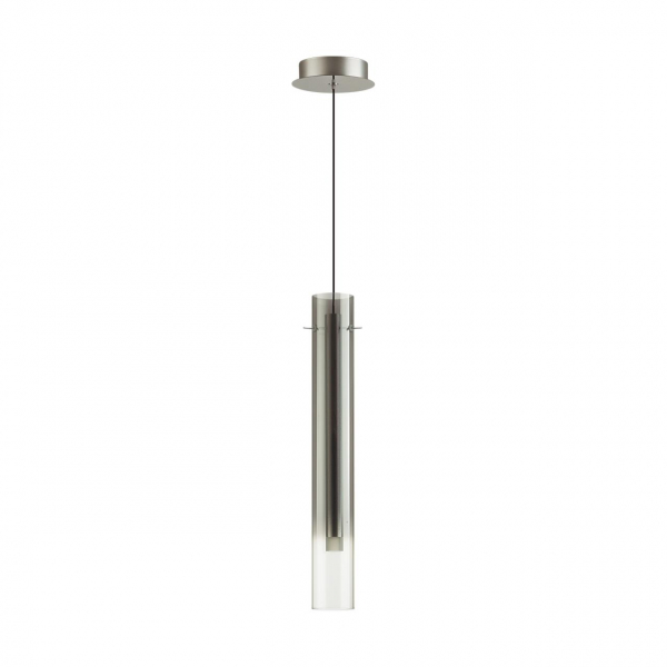 5061/5LA PENDANT ODL24 317 серебристый/дымчатый/металл/стекло Подвес LED 4W 3000K SHINY