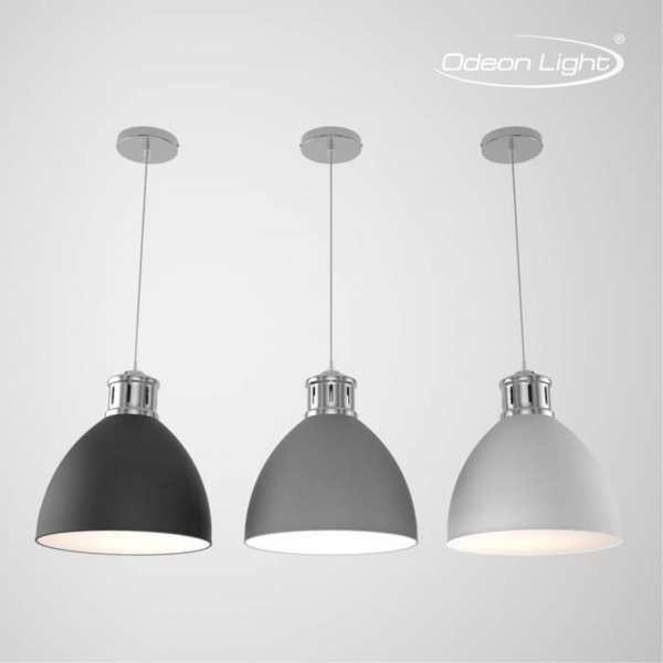 3321/1 PENDANT ODL17 378 темн.серый/ никель Подвес E27 60W 220V VIOLA, изображение 2