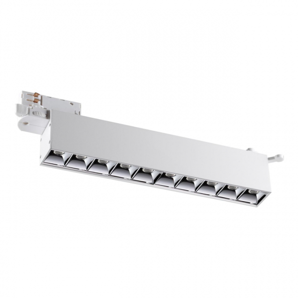 358844 PORT NT22 141 белый Светильник трехфазный трековый светодиодный IP20 LED 4000K 16W 220V ITER, изображение 2