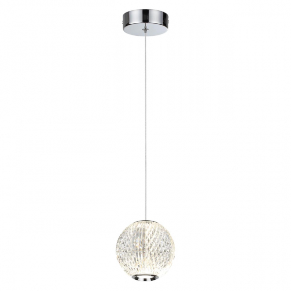 5007/5LA L-VISION ODL24 459 хром/металл/акрил Подвес LED 5W 4000K 365лм CRYSTAL