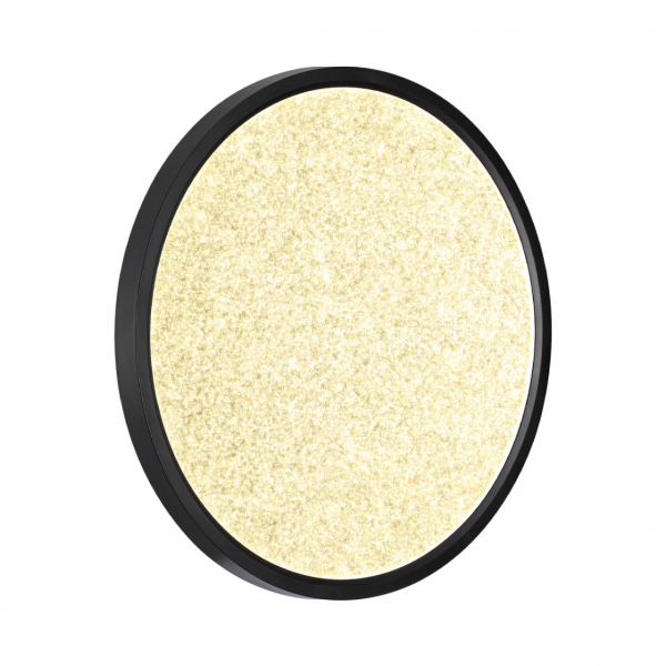 7662/32L MITRA LED SN 56 Светильник пластик/белый/черный LED 32Вт 3000/4000K D400 IP40 OMEGA BLACK, изображение 4