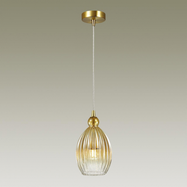 4712/1 PENDANT ODL20 373 янтарный/бронзовый Подвес E27 60W 220V STORZO, изображение 3
