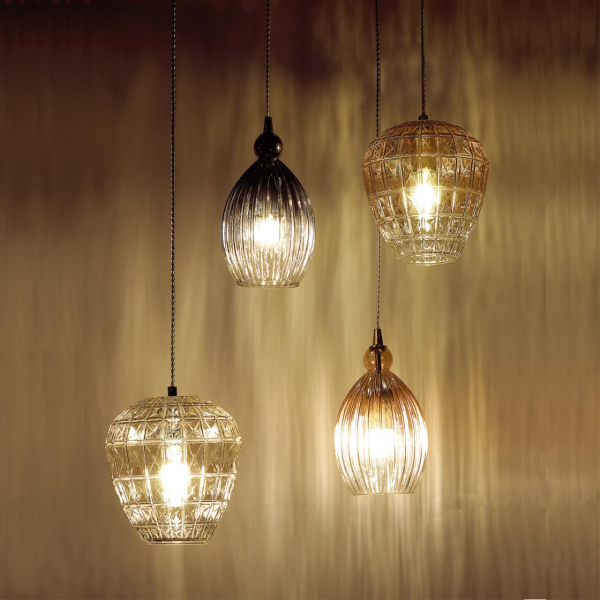 4712/1 PENDANT ODL20 373 янтарный/бронзовый Подвес E27 60W 220V STORZO, изображение 4