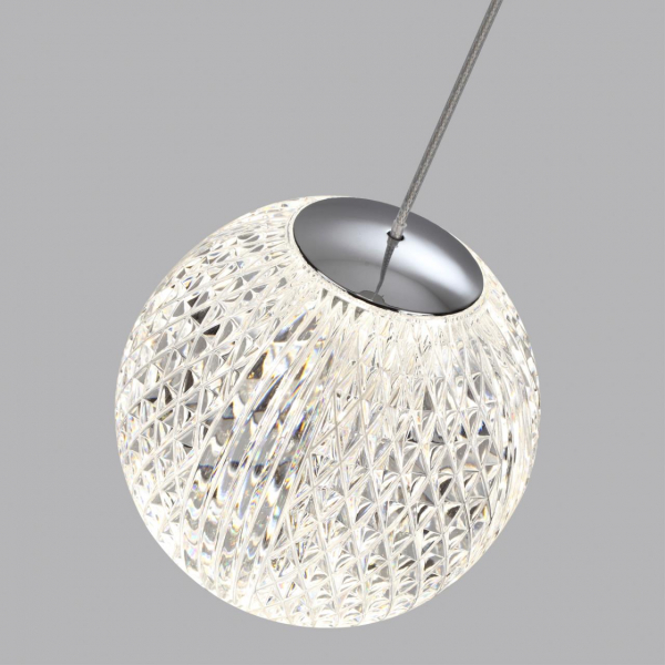 5007/5LA L-VISION ODL24 459 хром/металл/акрил Подвес LED 5W 4000K 365лм CRYSTAL, изображение 5