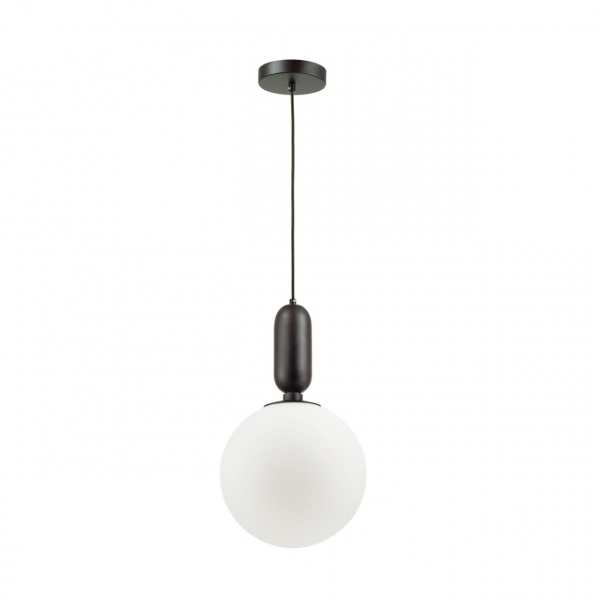 4671/1 PENDANT ODL20 346 черный/белый Подвес E27 1*40W (тип лампы СВЕЧА ) 220V OKIA