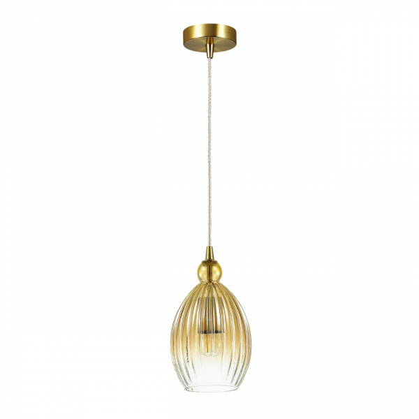 4712/1 PENDANT ODL20 373 янтарный/бронзовый Подвес E27 60W 220V STORZO