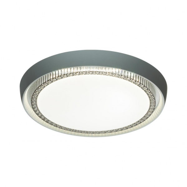 7644/EL PALE SN 136 Светильник пластик/белый/серый LED 70Вт 3000-6000К D520 IP43 пульт ДУ RAHIG, изображение 3