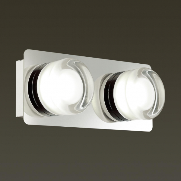 5206/10WL VINTAGE никель Бра IP44 LED 2*5W 4000K 220V ORTEGA, изображение 2