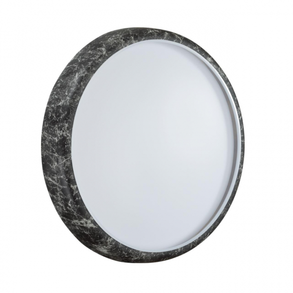 7639/DL COLOR SN 84 Светильник пластик/черн. мрамор LED 48Вт 4000K D410 IP43 MRAMO BLACK