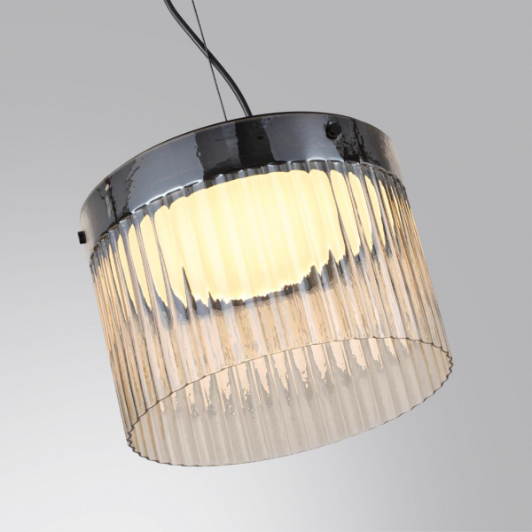 5047/24L L-VISION ODL24 303 черный/светл.янтарный/металл/стекло Подвес LED 24W 4000К 2715Лм PILLARI, изображение 4