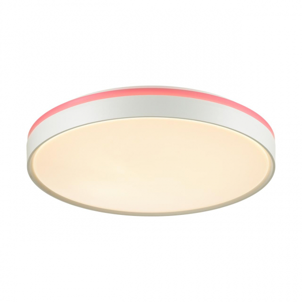 7708/DL COLOR SN 100 Светильник пластик/белый/розовый LED 48Вт 4000К D420 IP43 KEZO PINK, изображение 4