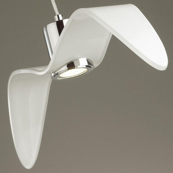 Подвес 4903/1C BIRDS GU10 1*5W бел/хром, изображение 6