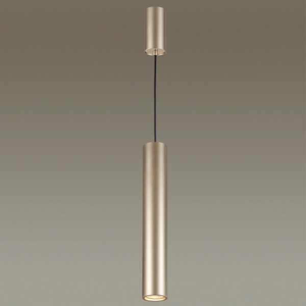 3828/1CA HIGHTECH ODL19 266 золот/металл Подвесн/накладн.светильник GU10 1*50W D60хH400-1420 VINCERE, изображение 3