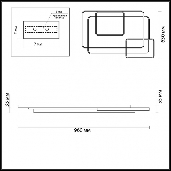 5276/99CL LEDIO LN23 000 белый, черный, золотой Люстра потолочная LED 113W 3000-6000K 13840Лм пульт ДУ 220V NORIKO, изображение 4