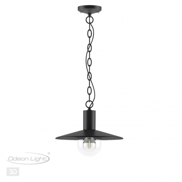4833/1 NATURE ODL21 645 черный/стекло Ландшафтный светильник-подвес E27 1*40W IP44 FURCADIA, изображение 5