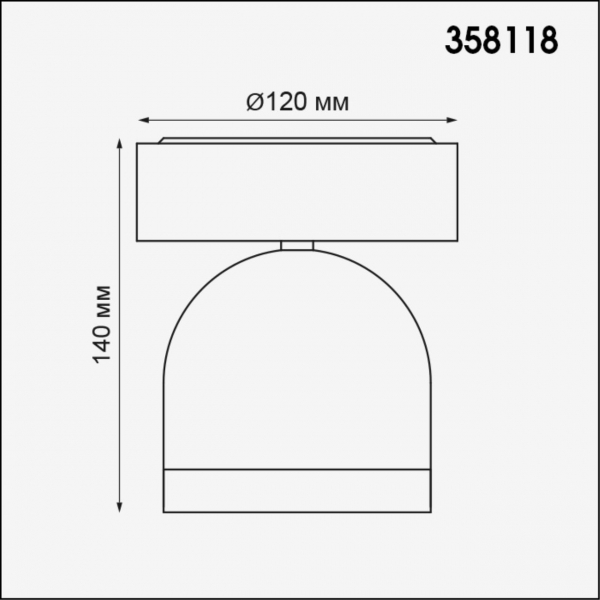 358118 STREET NT19 367 темно-серый  Ландшафтный светильник IP65 LED 3000К 10W 100-240V GALEATI, изображение 3