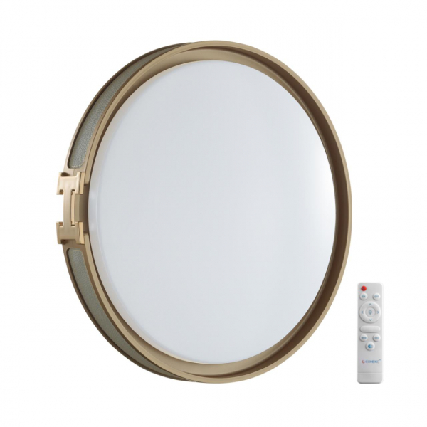 7654/EL COLOR SN 80 Светильник пластик/серый/золот LED 70Вт 3000-6000К D505 IP43 пульт ДУ FAVEMO GREY