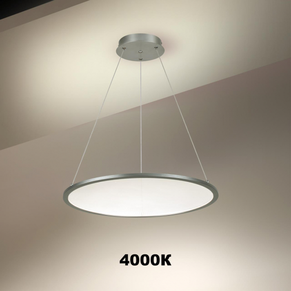 358588 OVER NT21 157 серебро Подвесной диммируемый светильник IP20 LED 3000~6000К ITER, изображение 3
