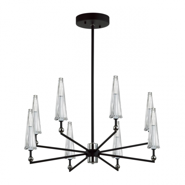 Люстра 5429/39L FUNGO черн LED 39W 3000K
