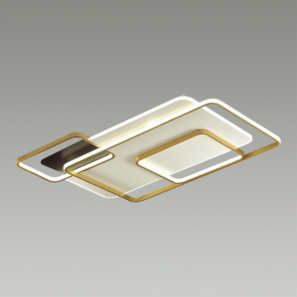 5276/99CL LEDIO LN23 000 белый, черный, золотой Люстра потолочная LED 113W 3000-6000K 13840Лм пульт ДУ 220V NORIKO, изображение 3