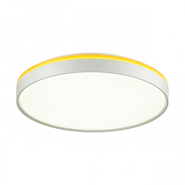 7709/EL COLOR SN 100 Светильник пластик/желтый LED 70Вт 3000-6000К D500 IP43 пульт ДУ KEZO YELLOW, изображение 3