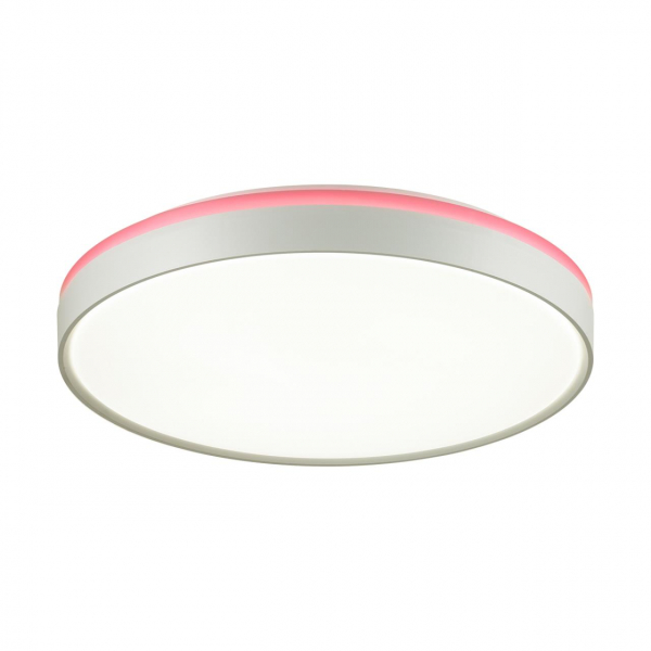 7708/DL COLOR SN 100 Светильник пластик/белый/розовый LED 48Вт 4000К D420 IP43 KEZO PINK, изображение 2