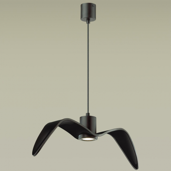 4902/1C PENDANT ODL22 289 чёрный/стекло Подвес GU10 1*5W BIRDS, изображение 2