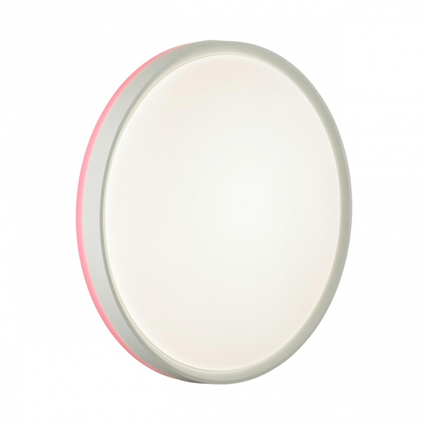 7708/DL COLOR SN 100 Светильник пластик/белый/розовый LED 48Вт 4000К D420 IP43 KEZO PINK, изображение 8