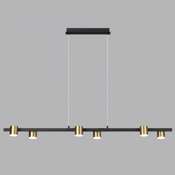 6532/40L LEDIO LN23 029 чёрный, латунь Светильник подвесной LED 40W 3000-6000K 1357Лм 220V FLINT, изображение 2