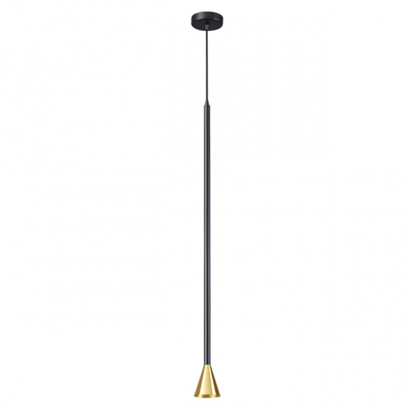 3884/1GB HIGHTECH ODL20 353 черно-золотистый/металл Подвесной светильник LED GU10 7W 220V PIPA